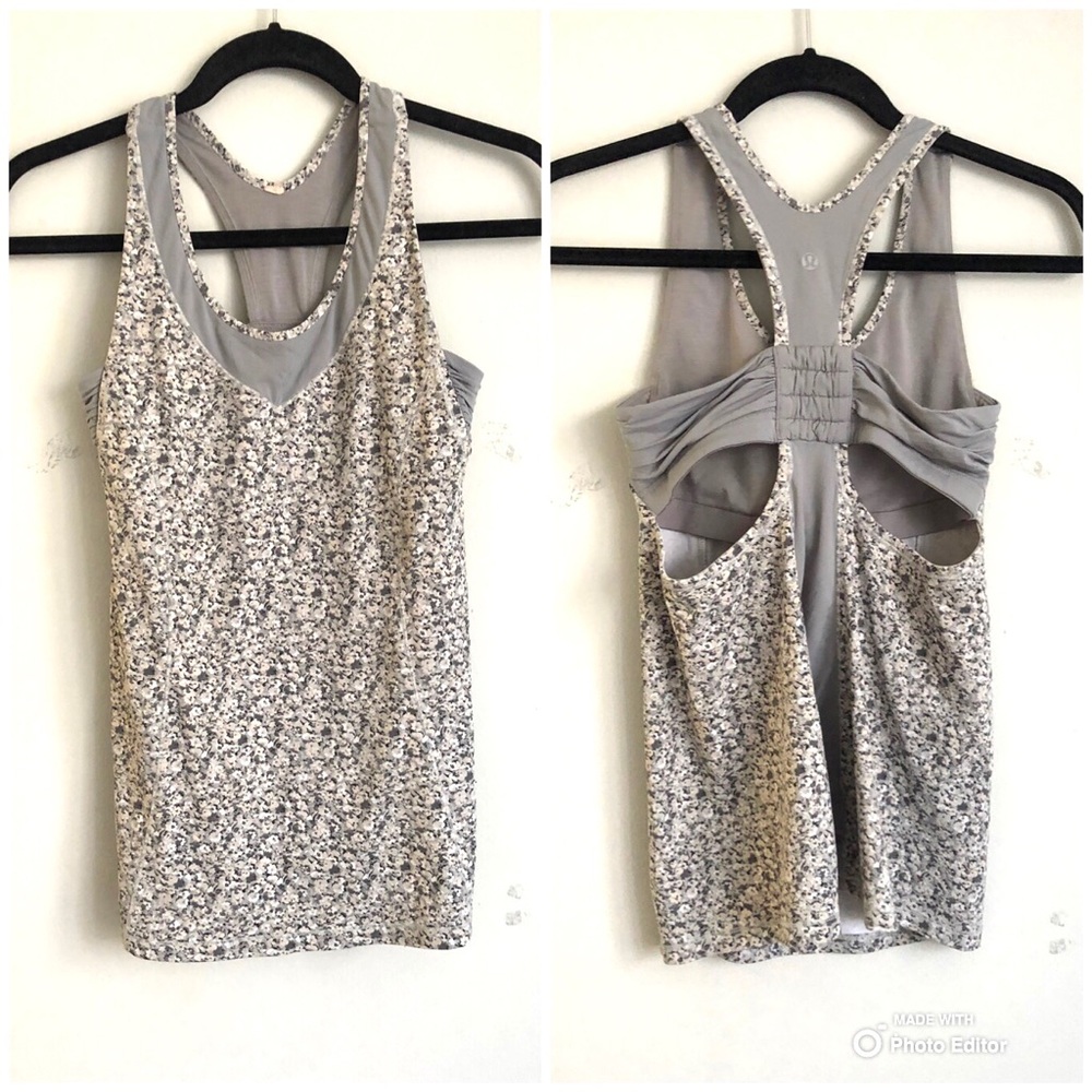 Lululemon Tank Pattern Grey - Picture 2 of 10